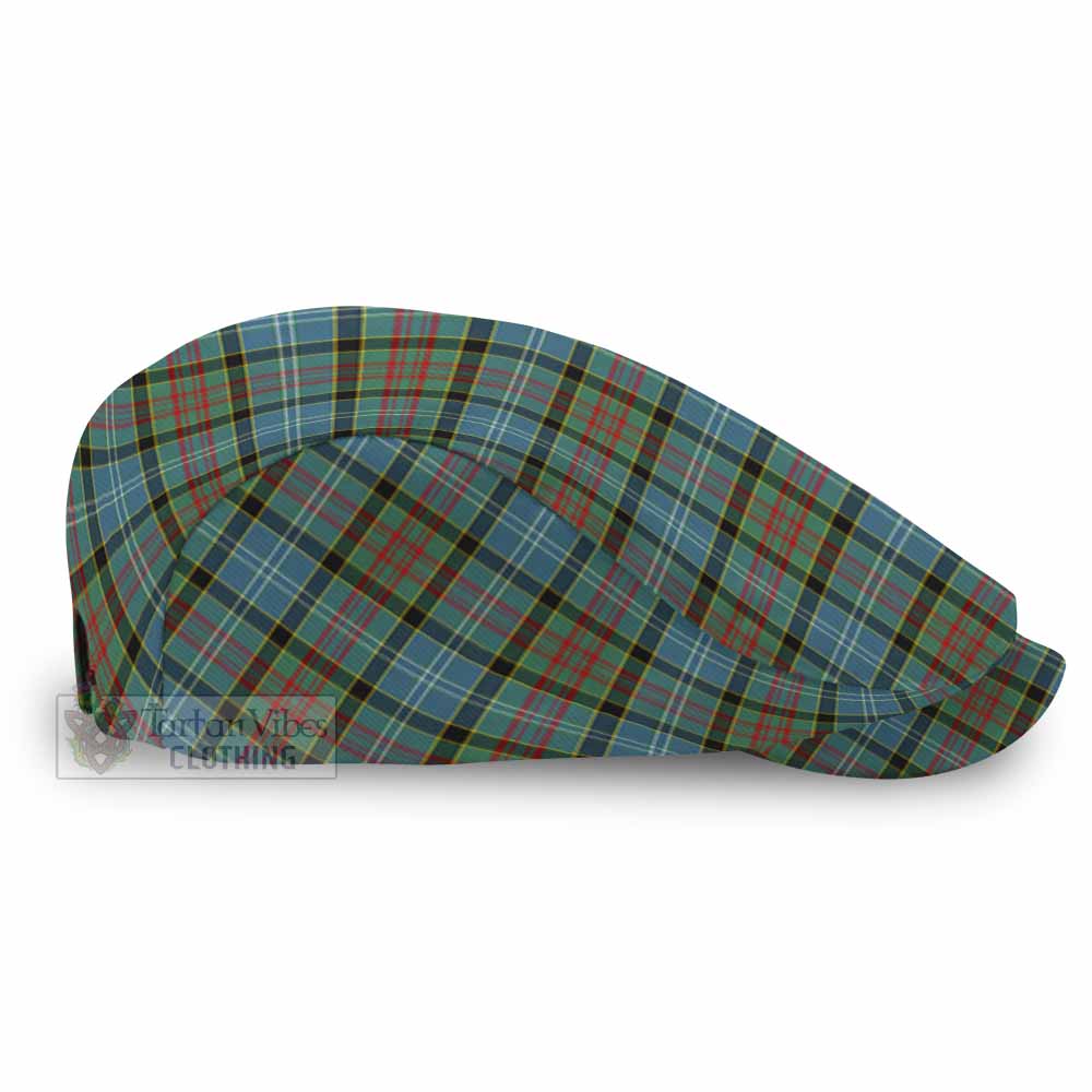 Brisbane Tartan Jeff Cap, Tartan Flat Cap