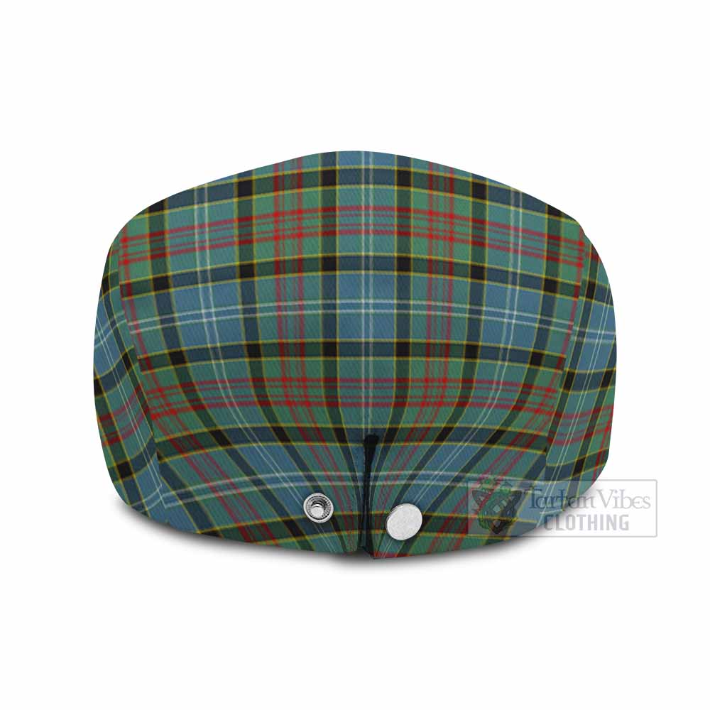 Brisbane Tartan Jeff Cap, Tartan Flat Cap