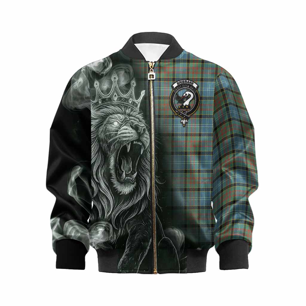 Brisbane Tartan Kid Bomber Jacket Roaring Lion Heritage