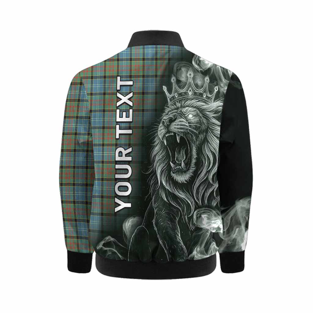 Brisbane Tartan Kid Bomber Jacket Roaring Lion Heritage