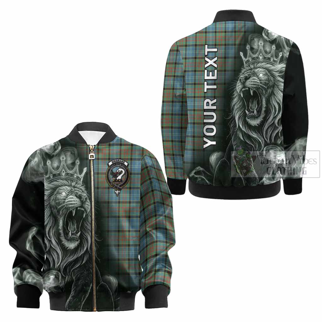 Brisbane Tartan Kid Bomber Jacket Roaring Lion Heritage