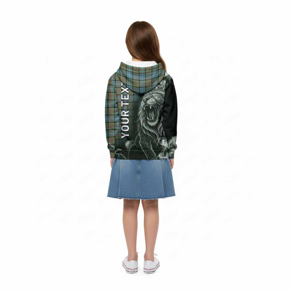 Brisbane Tartan Kid Hoodie Roaring Lion Heritage