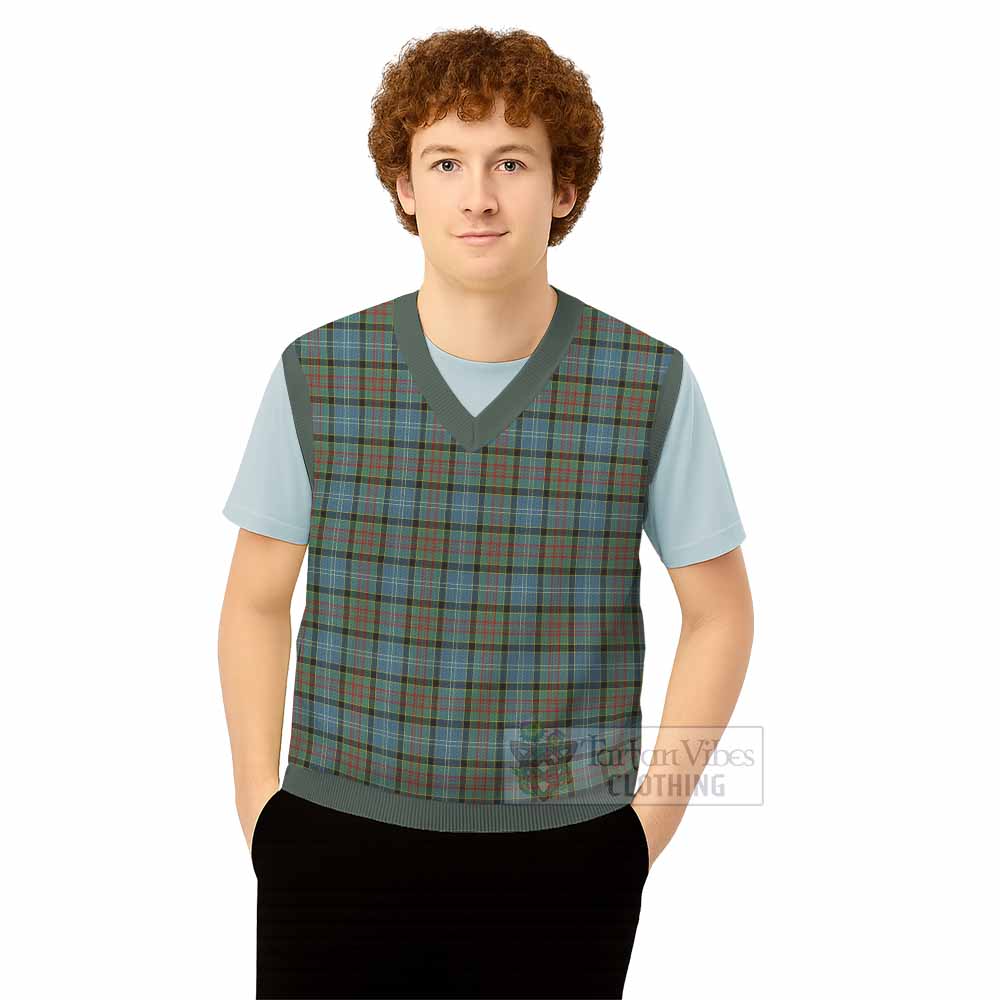 Brisbane Tartan Knitted V-Neck Vest - Tartan Vibes Clothing