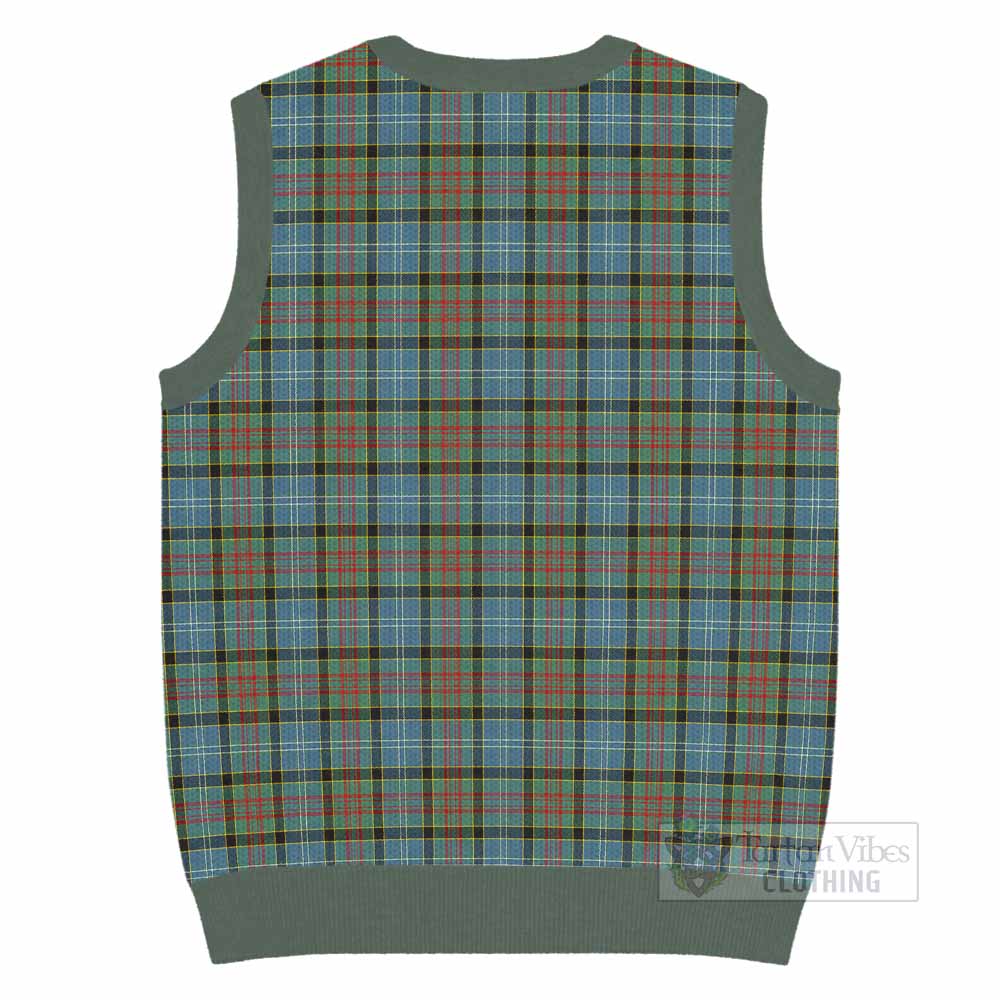 Brisbane Tartan Knitted V-Neck Vest - Tartan Vibes Clothing