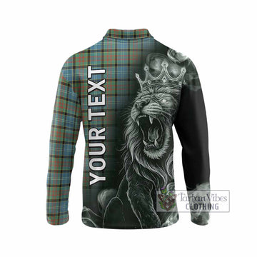 Brisbane Tartan Long Sleeve Polo Shirt Roaring Lion Heritage