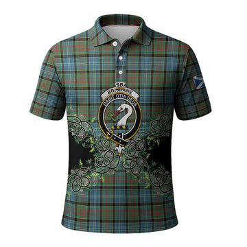 Brisbane Tartan Polo Shirt Thistle Scottish Spirit