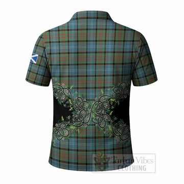 Brisbane Tartan Polo Shirt Thistle Scottish Spirit
