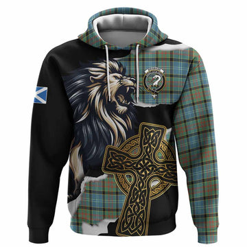 Brisbane Tartan Scottish Hoodie Lion Celtic Heritage