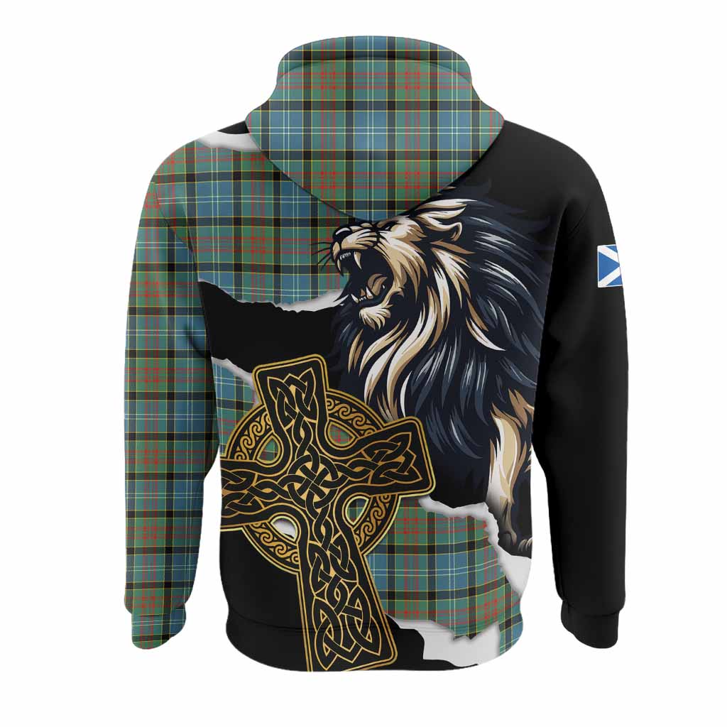 Brisbane Tartan Scottish Hoodie Lion Celtic Heritage