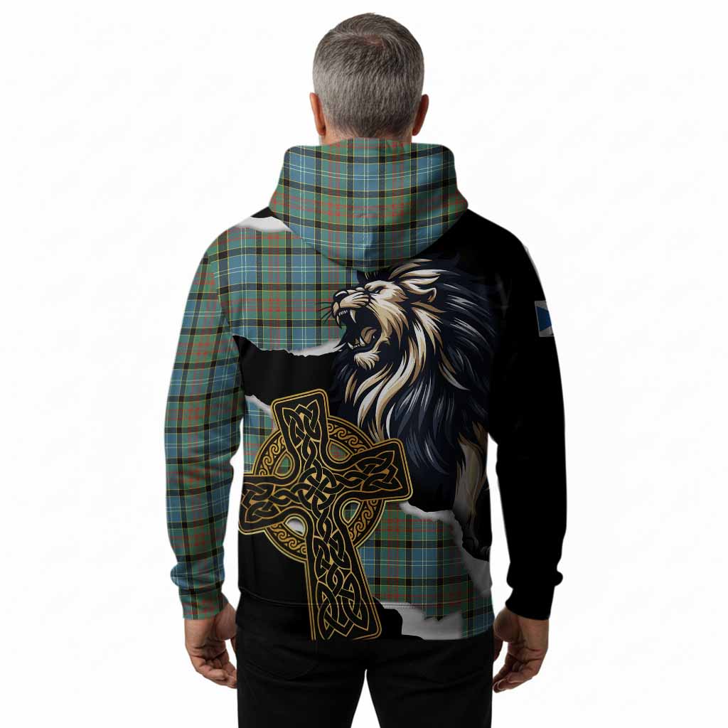 Brisbane Tartan Scottish Hoodie Lion Celtic Heritage