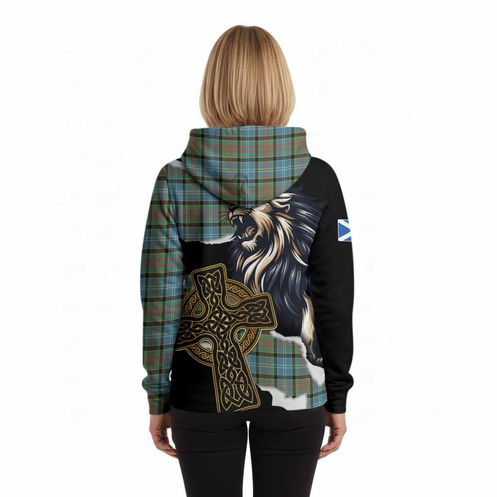 Brisbane Tartan Scottish Hoodie Lion Celtic Heritage