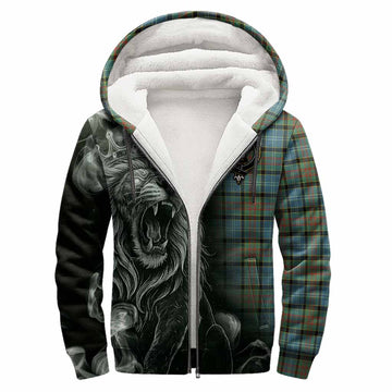 Brisbane Tartan Sherpa Hoodie Roaring Lion Heritage