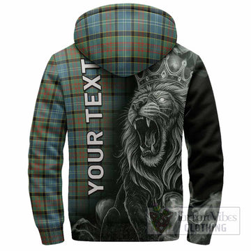 Brisbane Tartan Sherpa Hoodie Roaring Lion Heritage