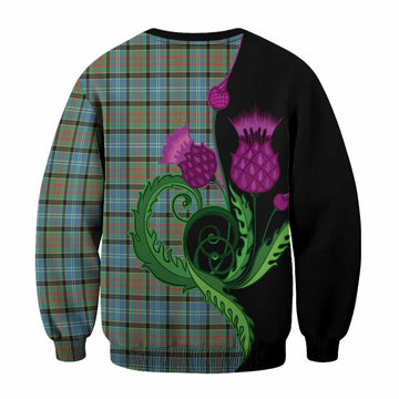 Brisbane Tartan Sweatshirt Traditional Scottish Thistle