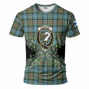 Brisbane Tartan T-Shirt Thistle Scottish Spirit