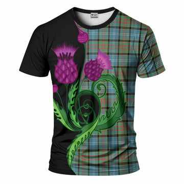 Brisbane Tartan T-Shirt Traditional Scottish Thistle