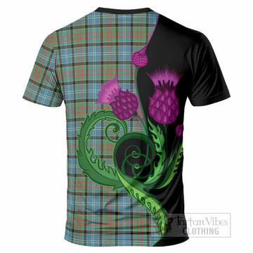 Brisbane Tartan T-Shirt Traditional Scottish Thistle