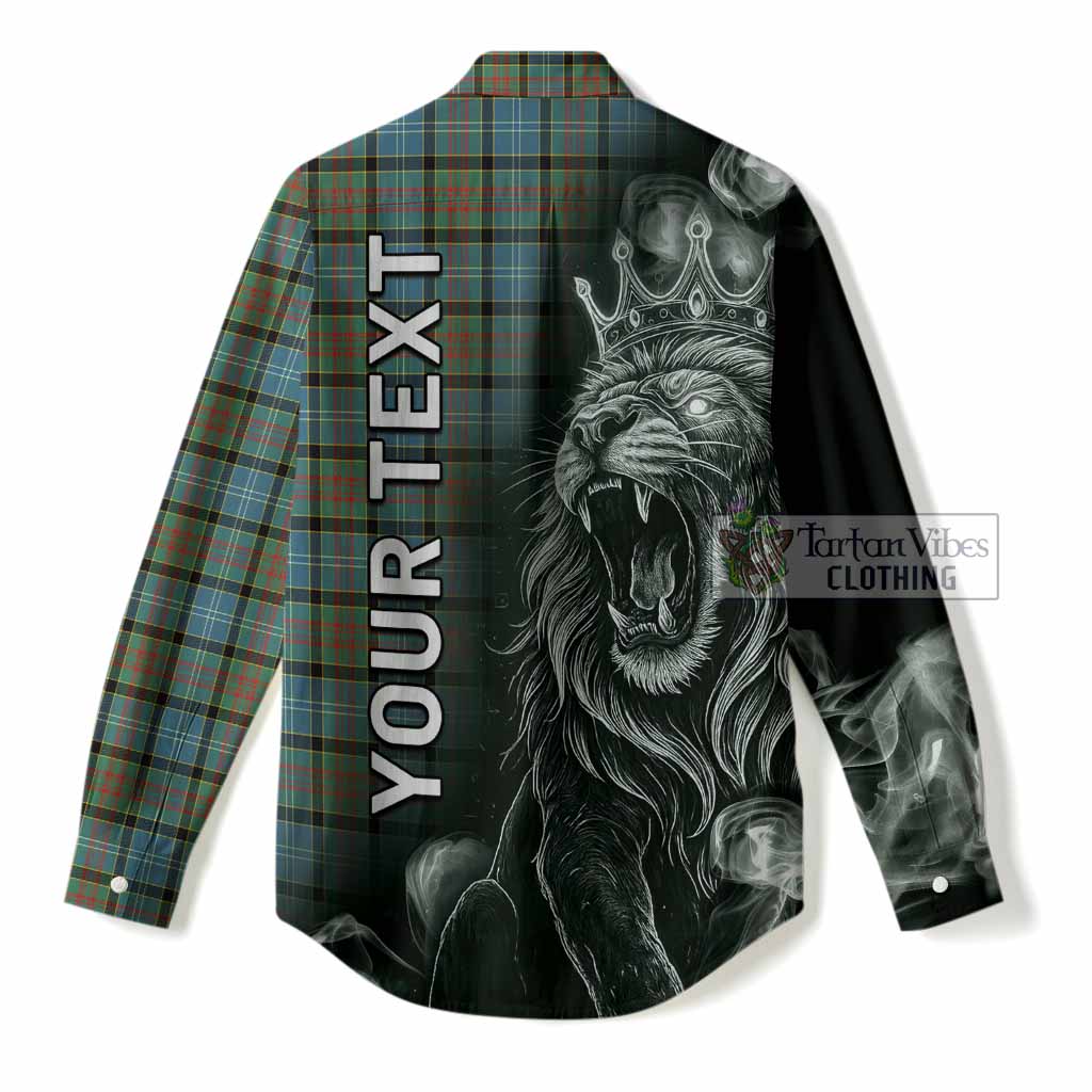 Brisbane Tartan Women Casual Shirt Roaring Lion Heritage