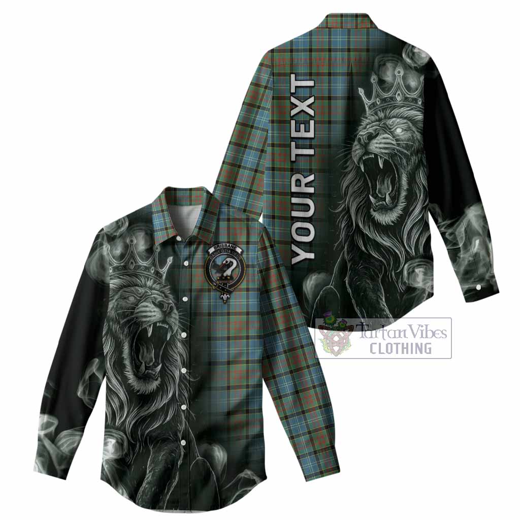 Brisbane Tartan Women Casual Shirt Roaring Lion Heritage