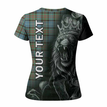 Brisbane Tartan Women T shirt Roaring Lion Heritage