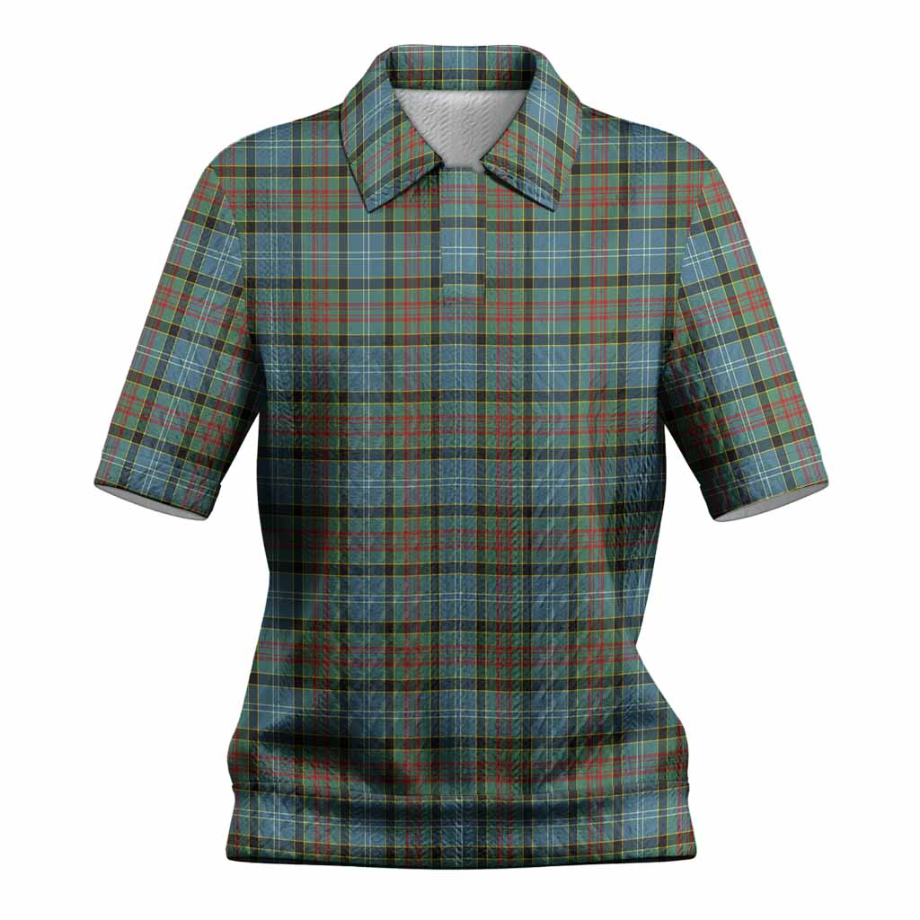 Brisbane Tartan Women’s Polo Sweater Top