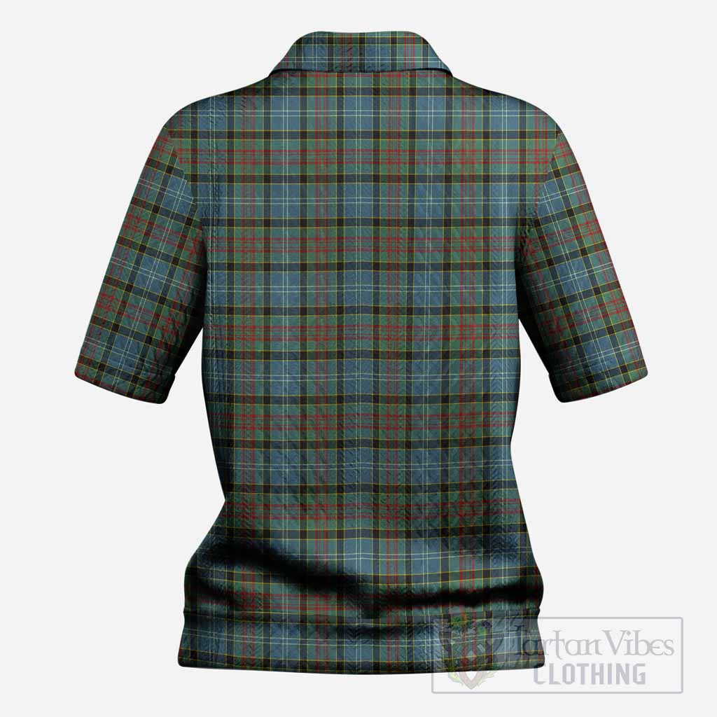 Brisbane Tartan Women’s Polo Sweater Top