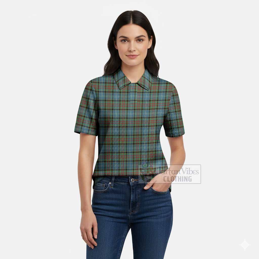 Brisbane Tartan Women’s Polo Sweater Top