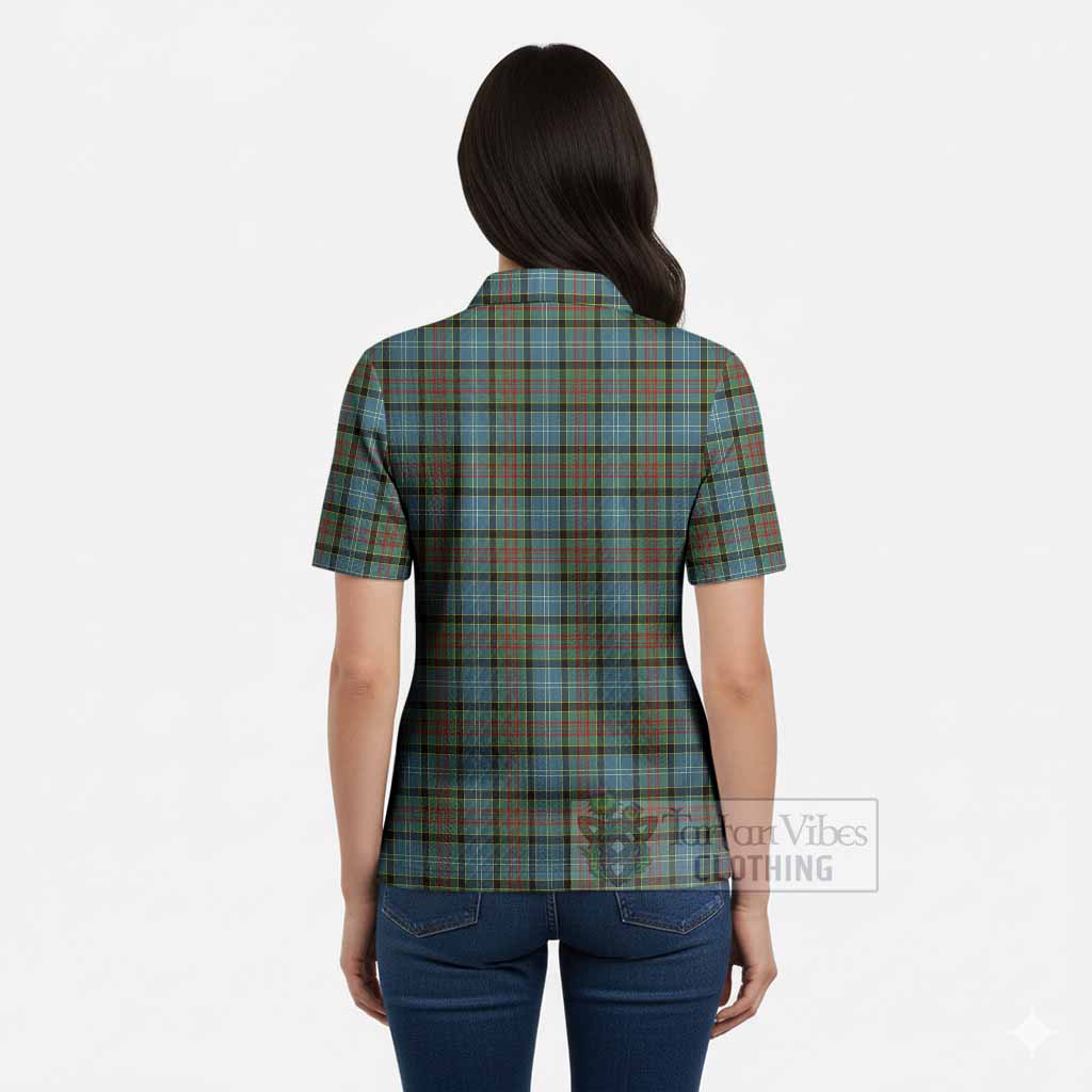 Brisbane Tartan Women’s Polo Sweater Top