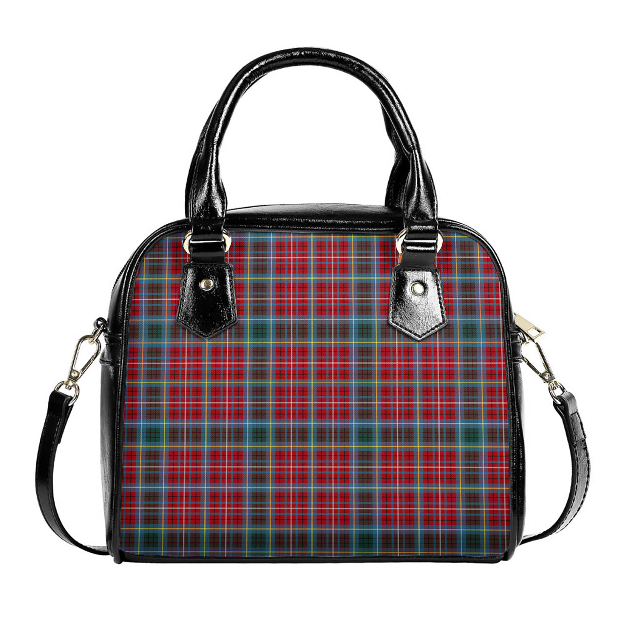 British Columbia Province Canada Tartan Shoulder Handbags One Size 6*25*22 cm - Tartanvibesclothing