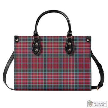 British Columbia Province Canada Tartan Luxury Leather Handbags