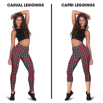 British Columbia Province Canada Tartan Womens Leggings