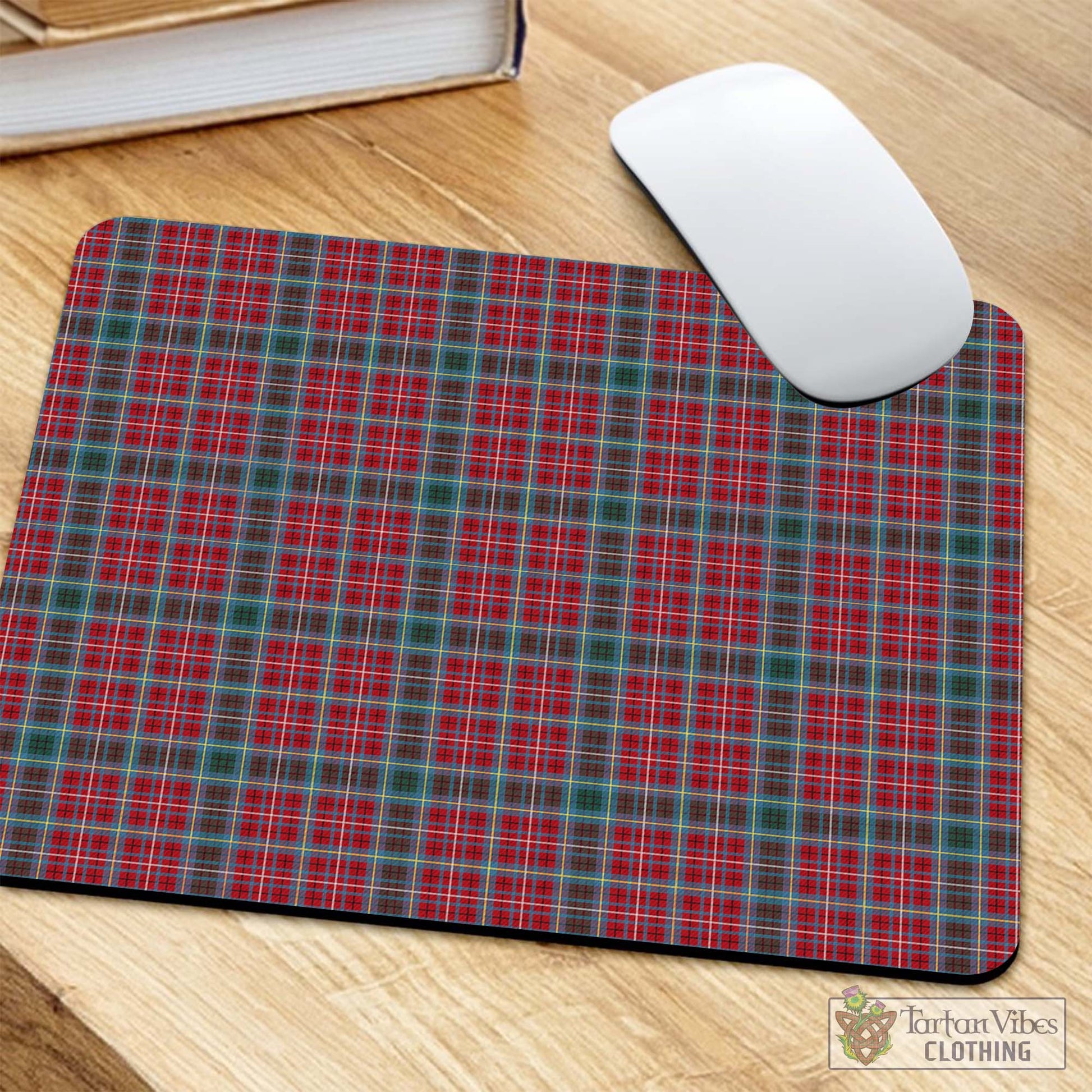 Tartan Vibes Clothing British Columbia Province Canada Tartan Mouse Pad