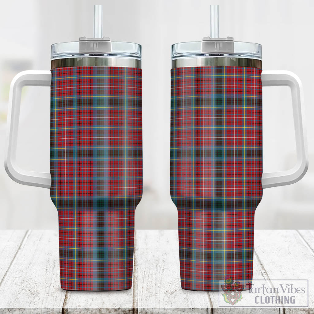 Tartan Vibes Clothing British Columbia Province Canada Tartan Tumbler with Handle