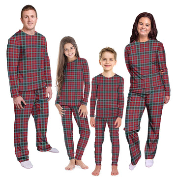 British Columbia Province Canada Tartan Pajamas Family Set