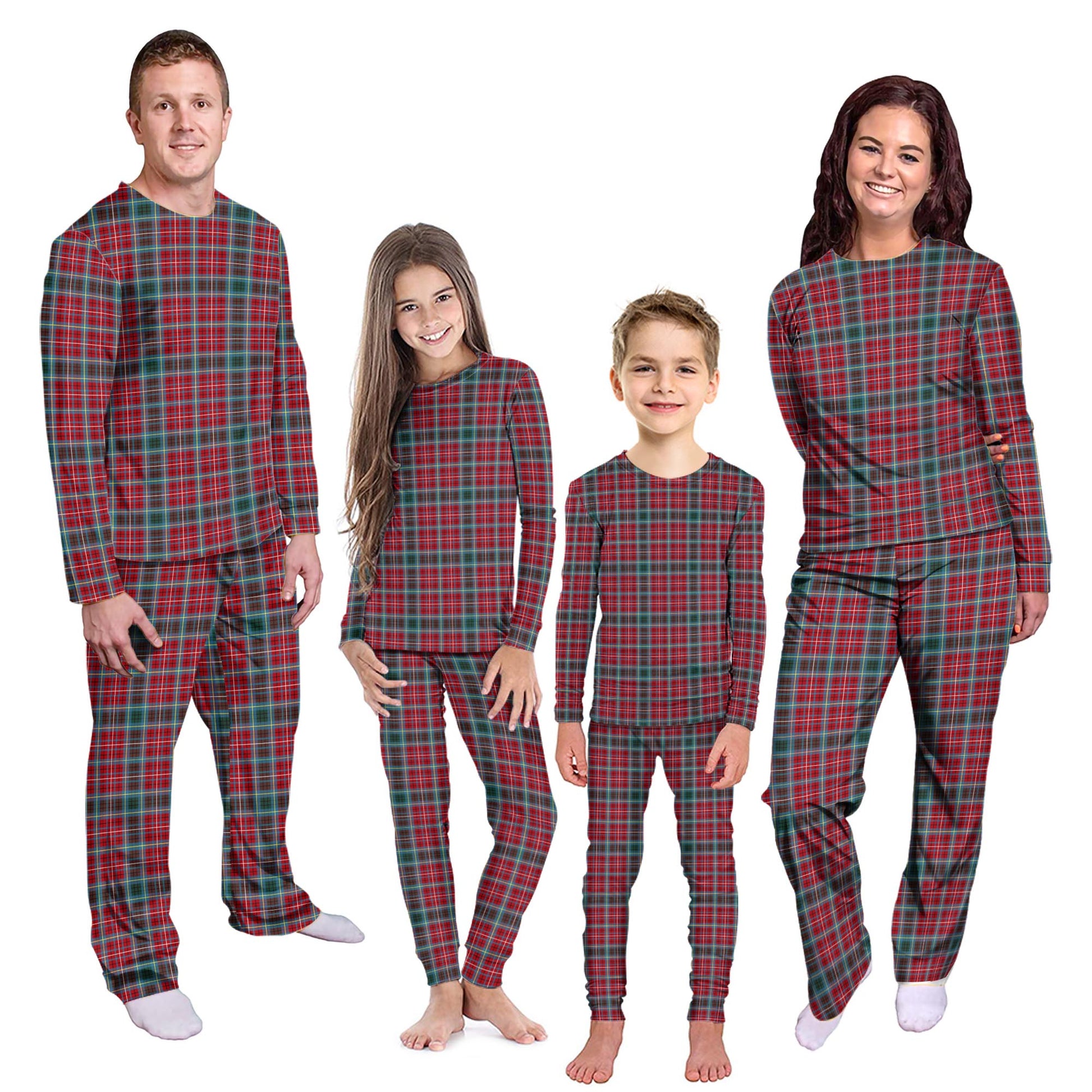 British Columbia Province Canada Tartan Pajamas Family Set - Tartanvibesclothing