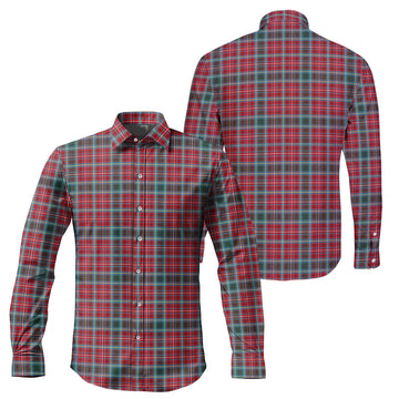 British Columbia Province Canada Tartan Long Sleeve Button Up Shirt