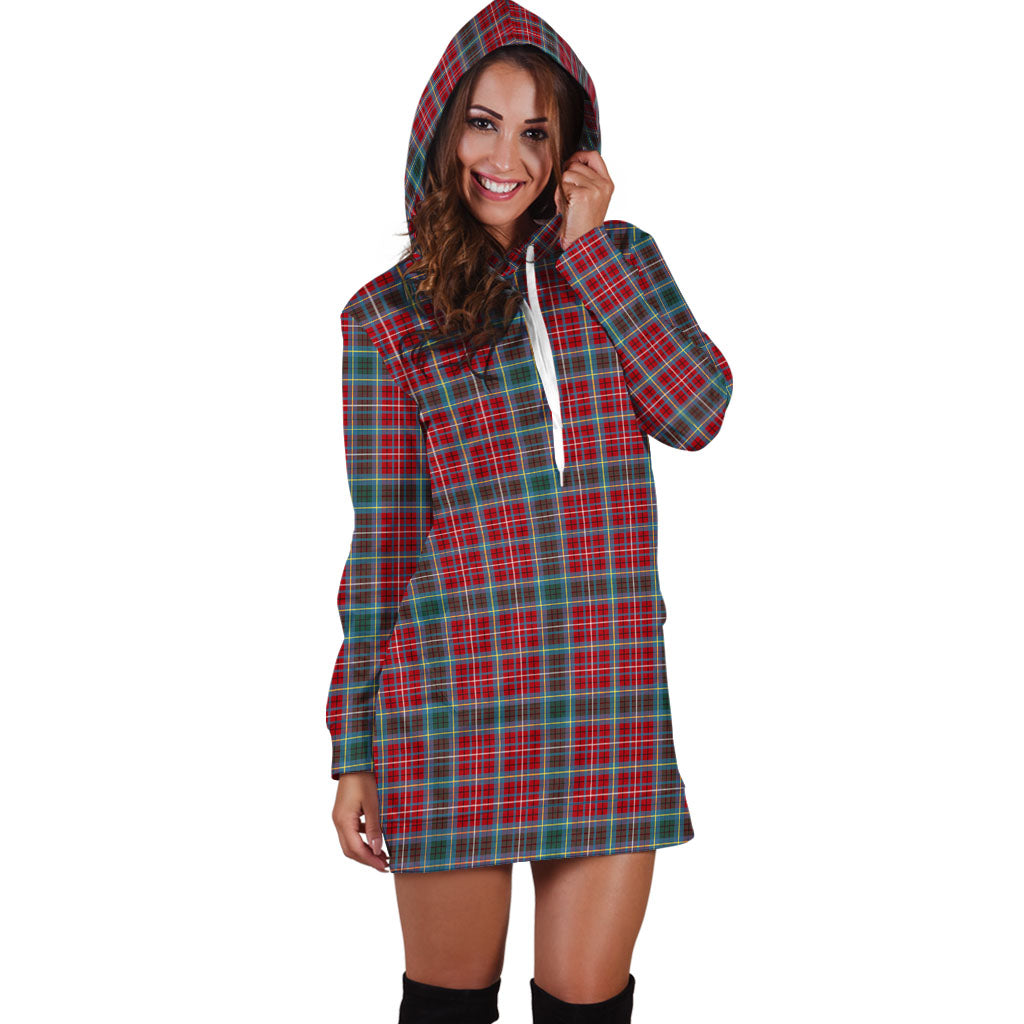 British Columbia Province Canada Tartan Hoodie Dress - Tartan Vibes Clothing