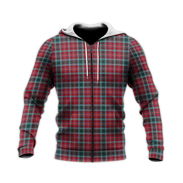 British Columbia Province Canada Tartan Knitted Hoodie