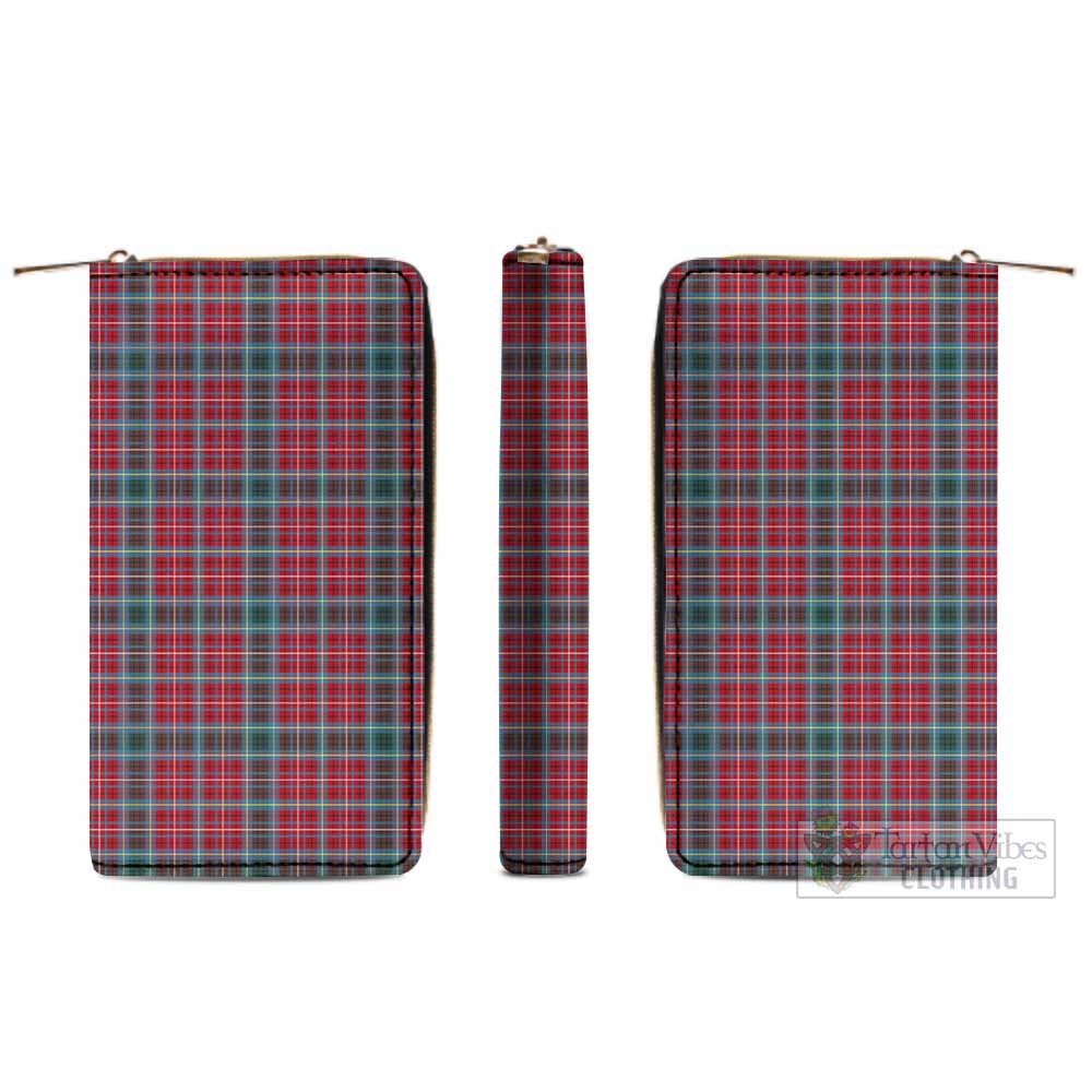 Tartan Vibes Clothing British Columbia Province Canada Tartan Women's Leather Wallet