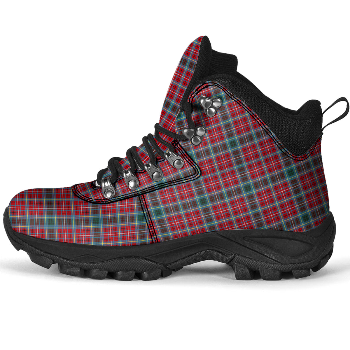 British Columbia Province Canada Tartan Alpine Boots - Tartanvibesclothing