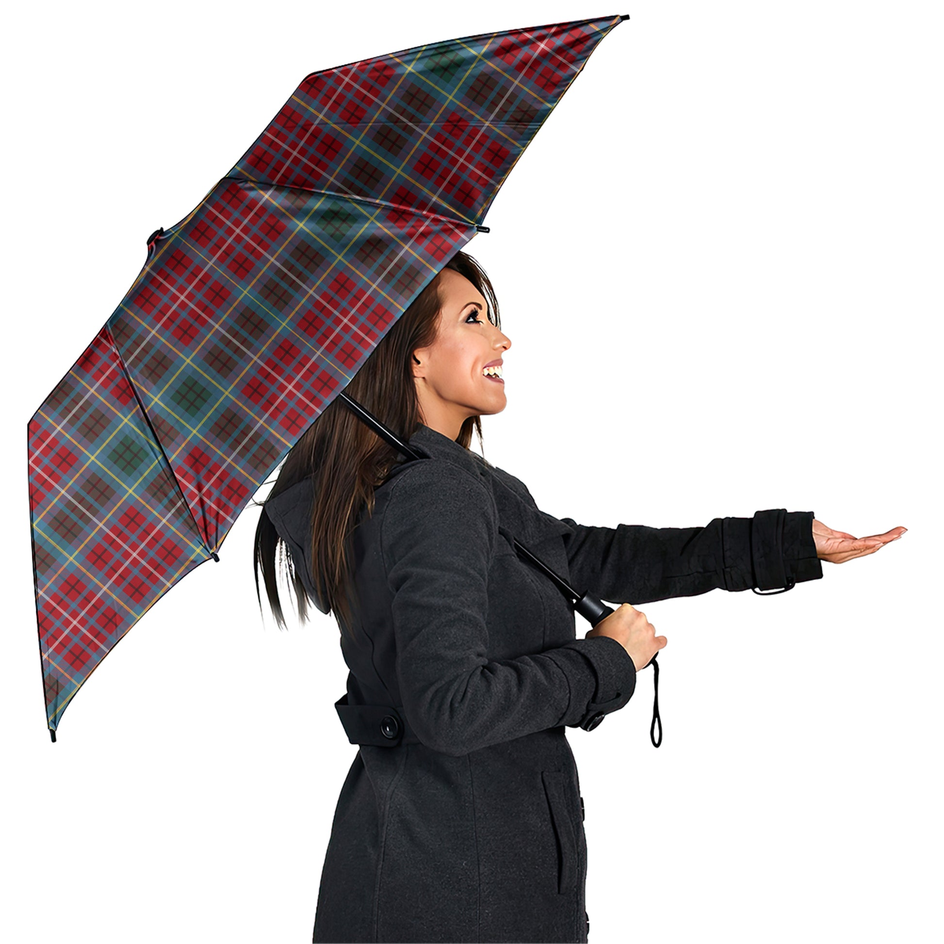 British Columbia Province Canada Tartan Umbrella - Tartanvibesclothing