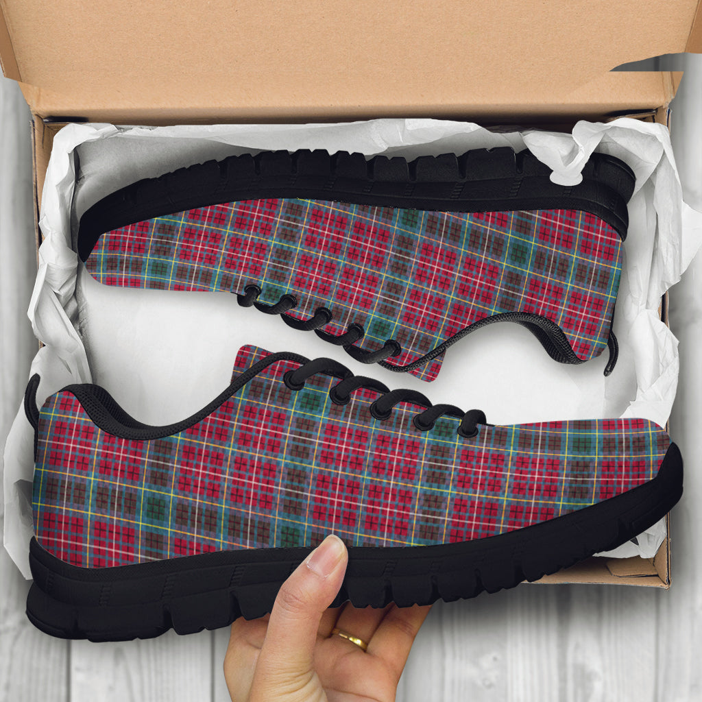 British Columbia Province Canada Tartan Sneakers - Tartanvibesclothing