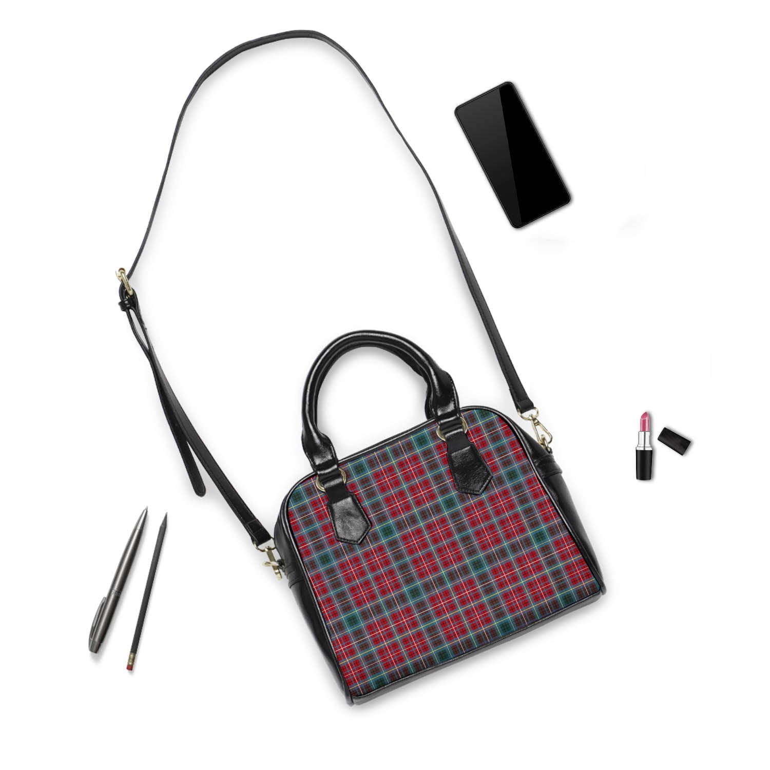 British Columbia Province Canada Tartan Shoulder Handbags - Tartan Vibes Clothing