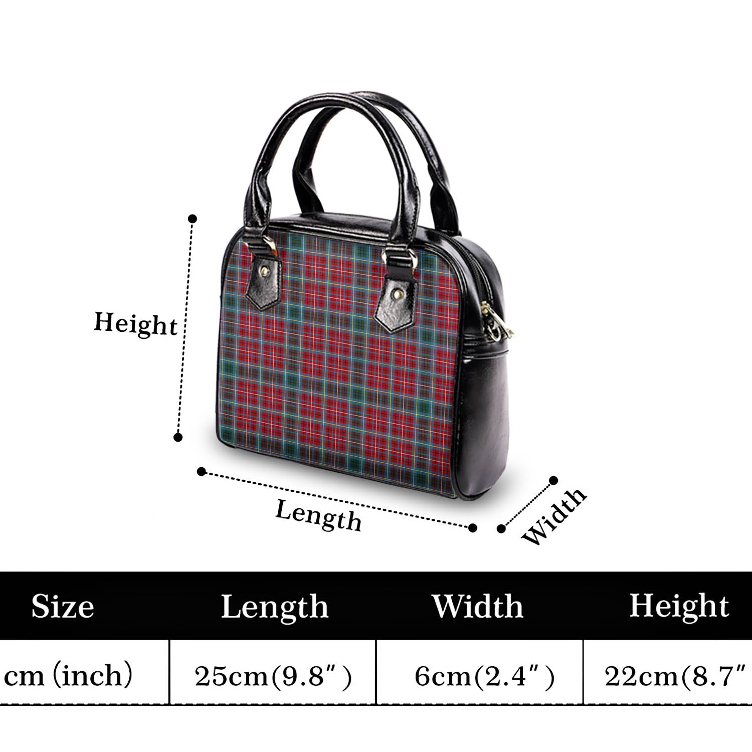 British Columbia Province Canada Tartan Shoulder Handbags - Tartan Vibes Clothing
