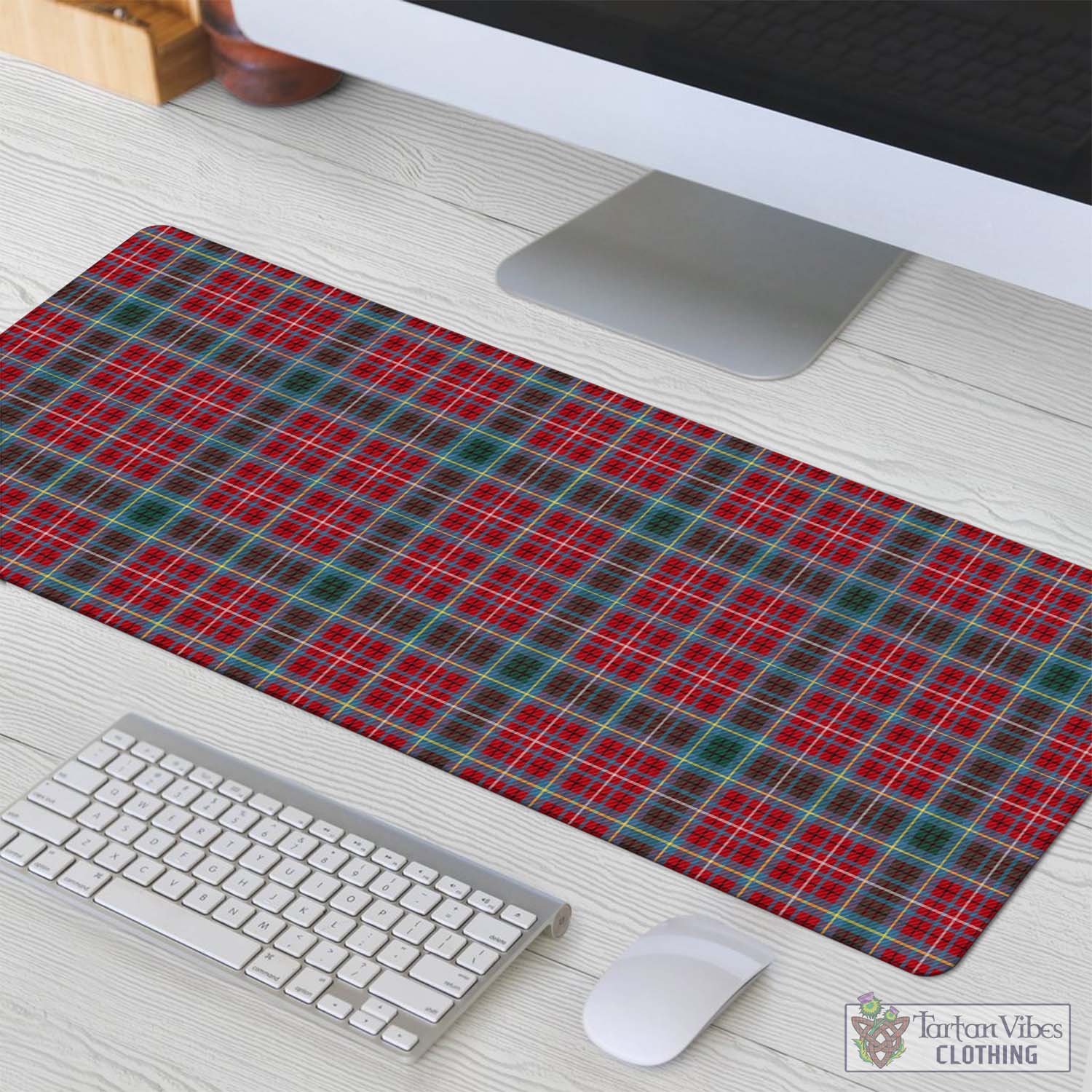 Tartan Vibes Clothing British Columbia Province Canada Tartan Mouse Pad