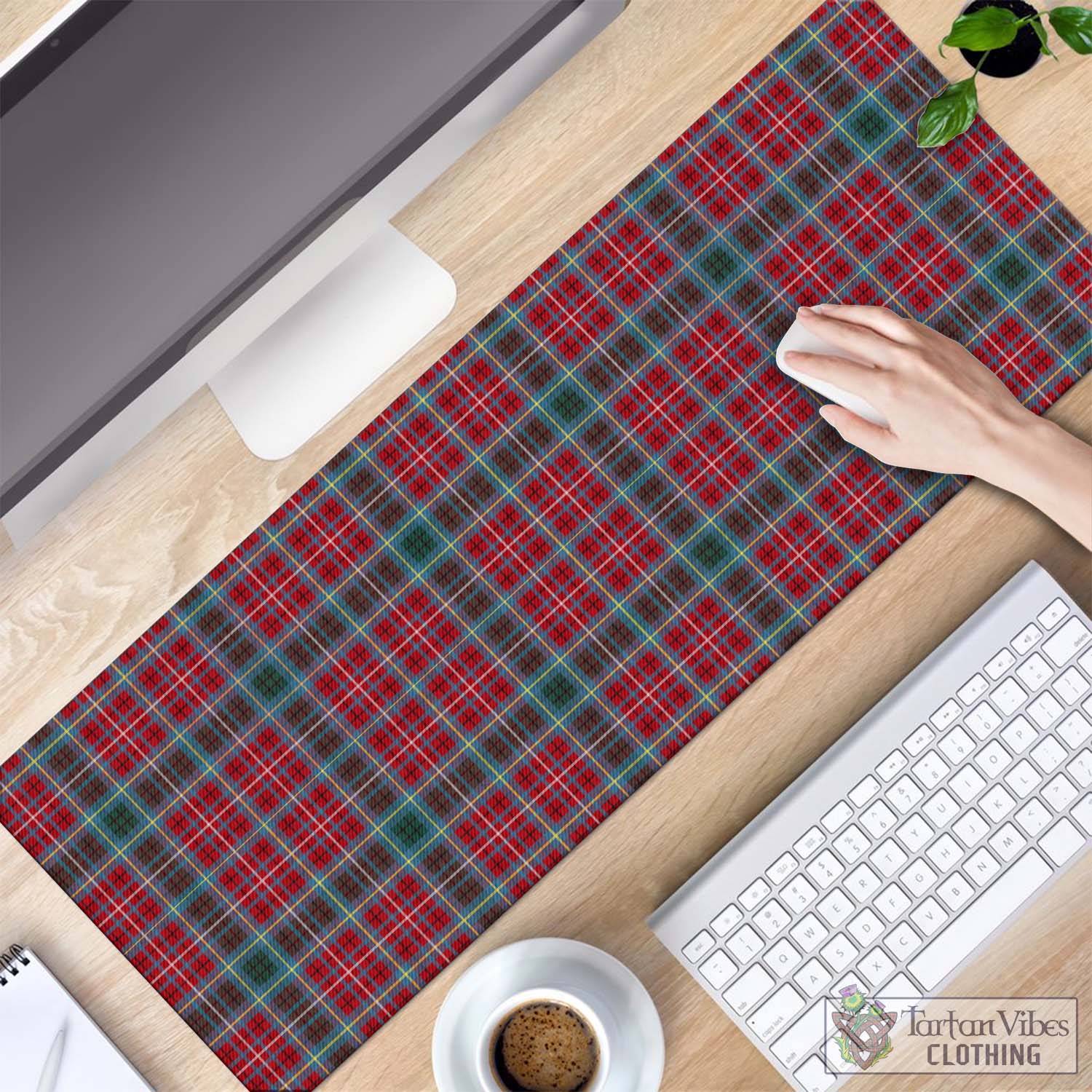 Tartan Vibes Clothing British Columbia Province Canada Tartan Mouse Pad
