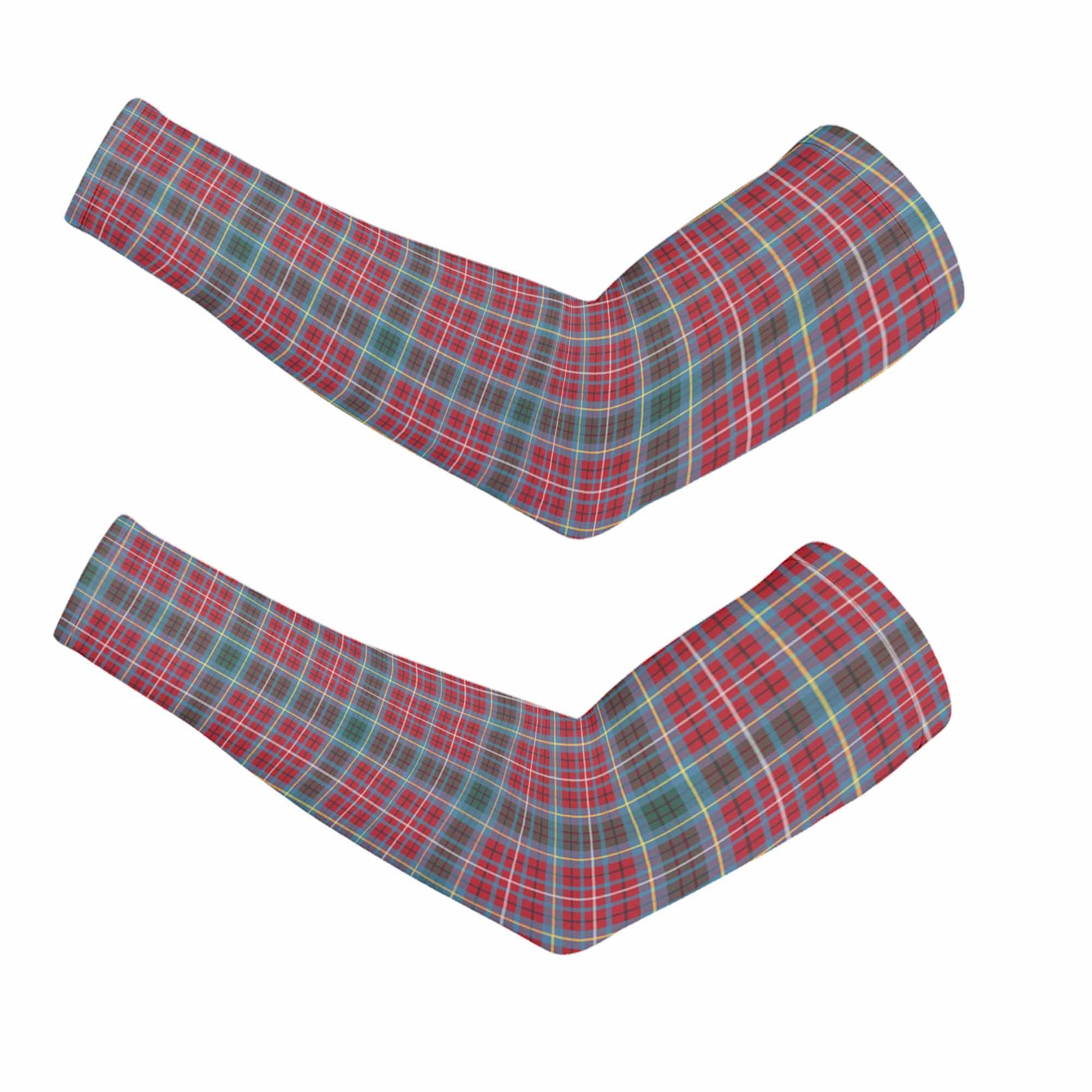British Columbia Province Canada Tartan Arm Sleeves - Tartan Vibes Clothing