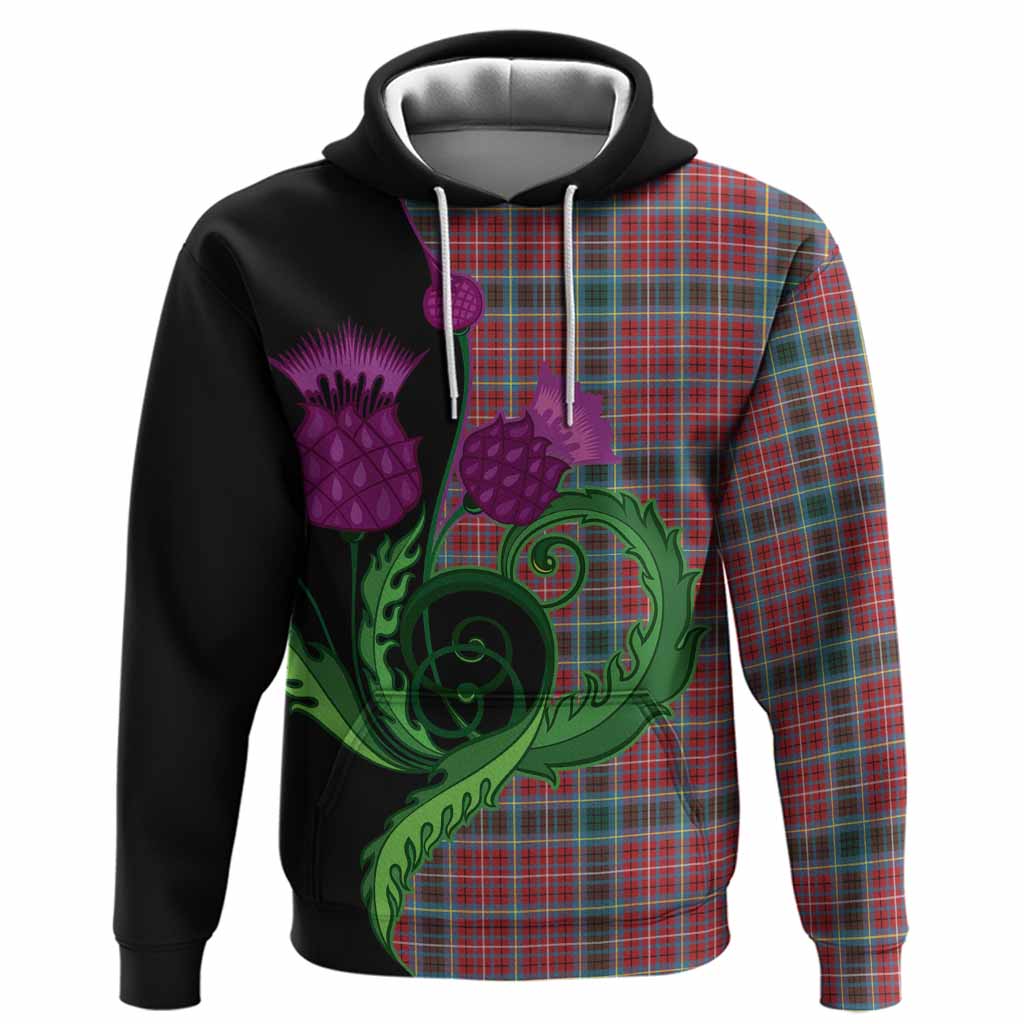 British Columbia Province Canada Tartan Hoodie Traditional Scottish Thistle