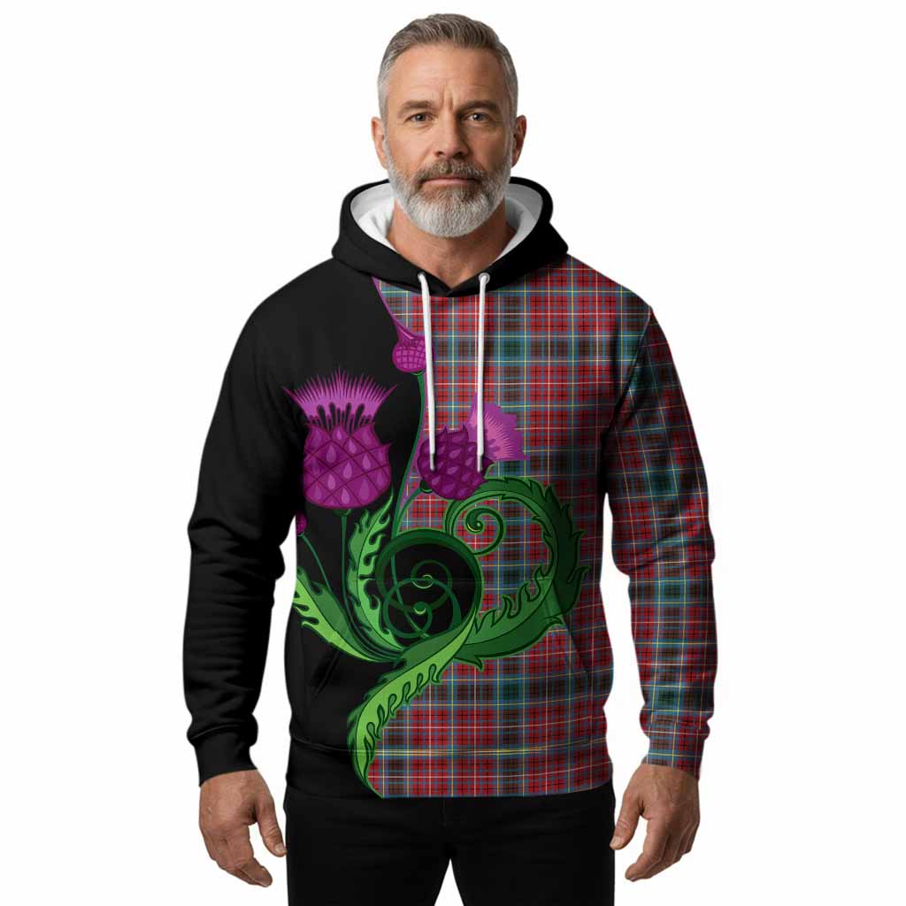 British Columbia Province Canada Tartan Hoodie Traditional Scottish Thistle