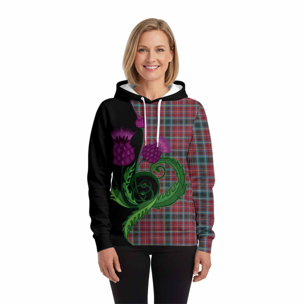 British Columbia Province Canada Tartan Hoodie Traditional Scottish Thistle